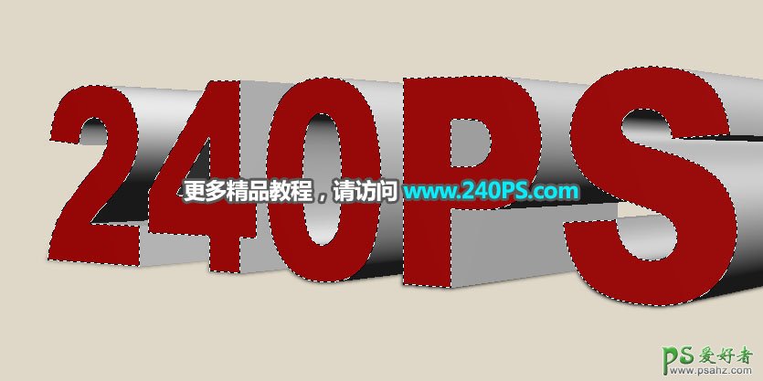 PS字体设计：用自带的3D工具设计大气的木纹立体字，木材纹理字