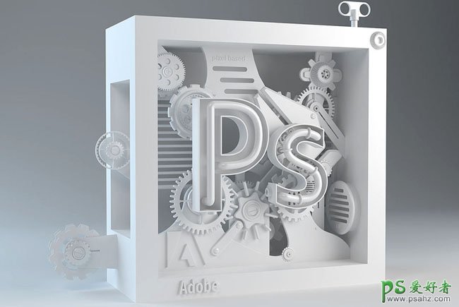 Adobe Photoshop 3D字体设计-霓虹灯3D艺术字设计-3D立体字设计作