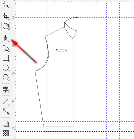 CDR实例教程：学习如何用cdr做服装设计。