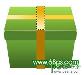 PS实例教程：制作一款漂亮的绿色礼品盒