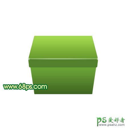 PS实例教程：制作一款漂亮的绿色礼品盒