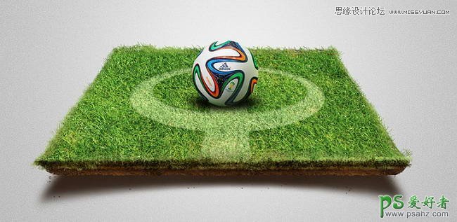 PS世界杯海报设计作品：创意设计高端大气的世界杯专题海报效果图