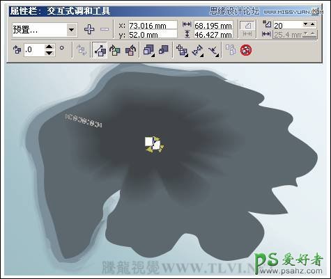 CorelDRAW实例教程：手绘中国画（荷花图）中国画制作教程