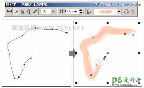 CorelDRAW实例教程：手绘中国画（荷花图）中国画制作教程