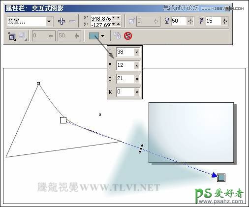 CorelDRAW实例教程：手绘中国画（荷花图）中国画制作教程