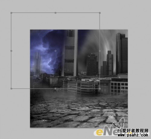 photoshop合成一幅毁灭的城市电影海报教程实例
