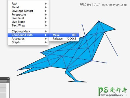 Illustrator制作钻石格子效果的漂亮LOGO图标，钻石风格的LOGO