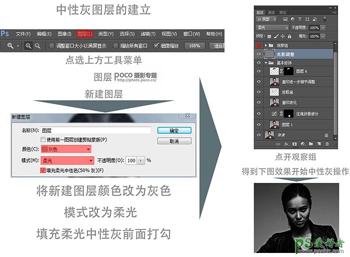 PS人像后期修图教程：给美女照片修出大气的商业大片效果