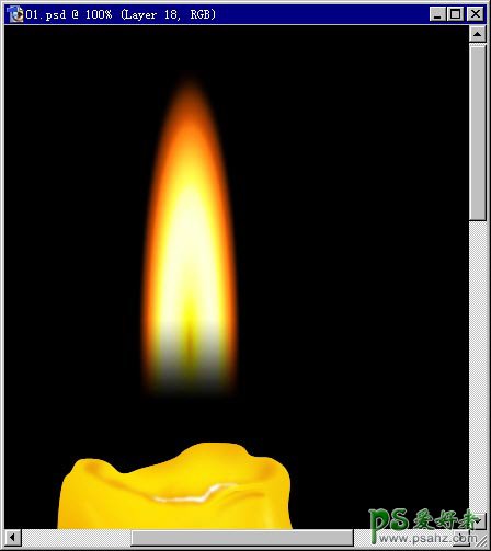 利用photoshop绘制逼真的蜡烛失量素材图片教程