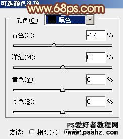 PS调色教程：为树林中的美女图片调出艳丽的橙褐色