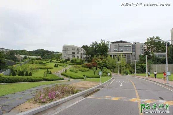 Photoshop图片后期美化教程：把城市风景图片制作成动漫风格效果