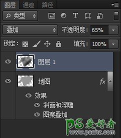 利用各种photoshop素材笔刷合成出卡通3D地图效果