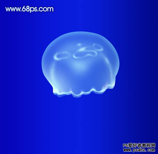 photoshop鼠绘教程：绘制漂亮透明的水母