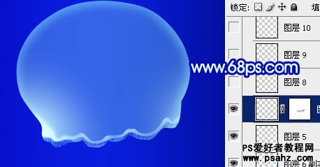 photoshop鼠绘教程：绘制漂亮透明的水母