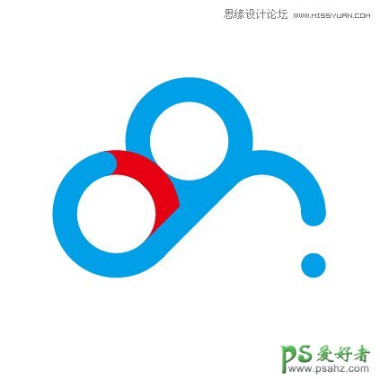 使用Illustrator用规尺法来绘制简单的百度云LOGO图标