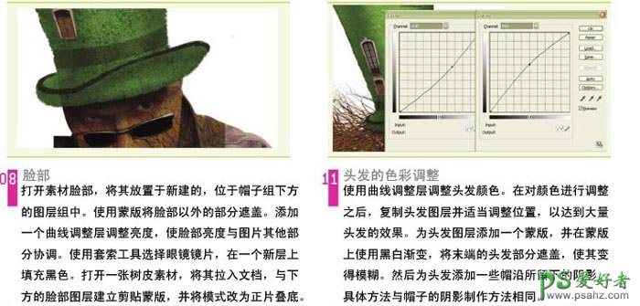 国外PS合成教程：合成一幅绿色环保效果的奇幻制帽人