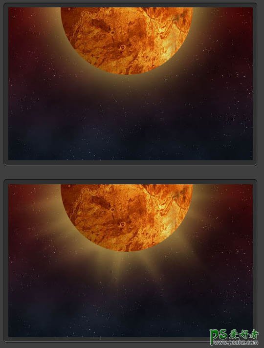 利用PS滤镜制作漂亮的日食效果天空景象教程