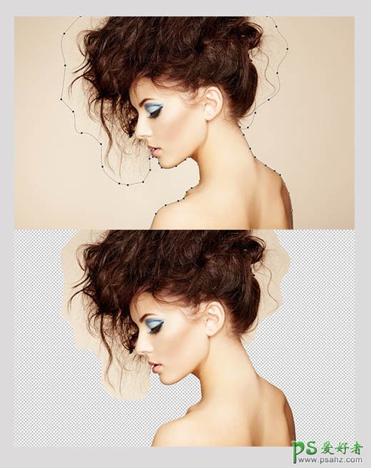 Photoshop打造唯美梦幻风格的双重曝光效果美女头像