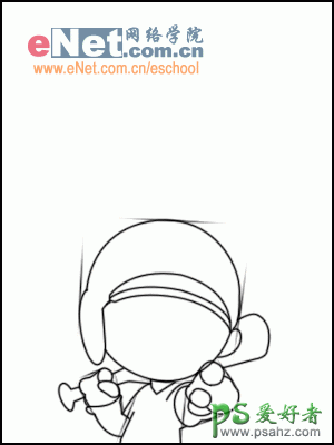 PS鼠绘教程：鼠绘卡通棒球小子失量素材图片