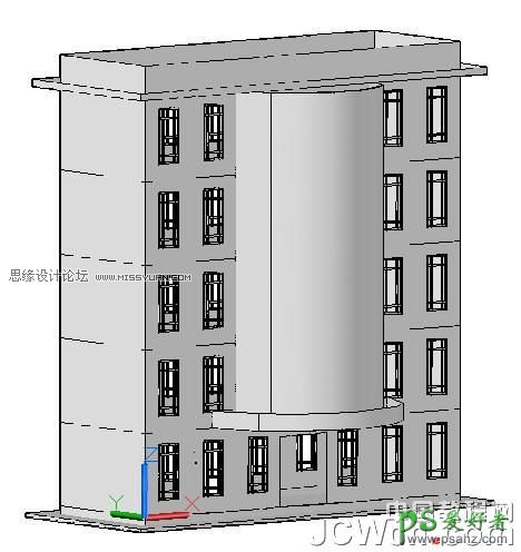 AutoCAD建模实例教程：运用曲面命令创建楼房，曲面创建房屋模型