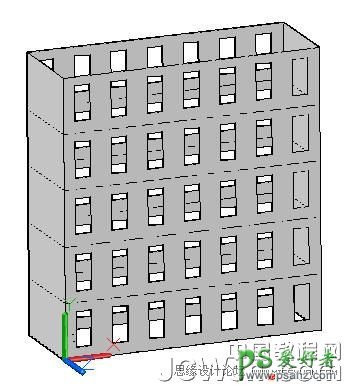 AutoCAD建模实例教程：运用曲面命令创建楼房，曲面创建房屋模型