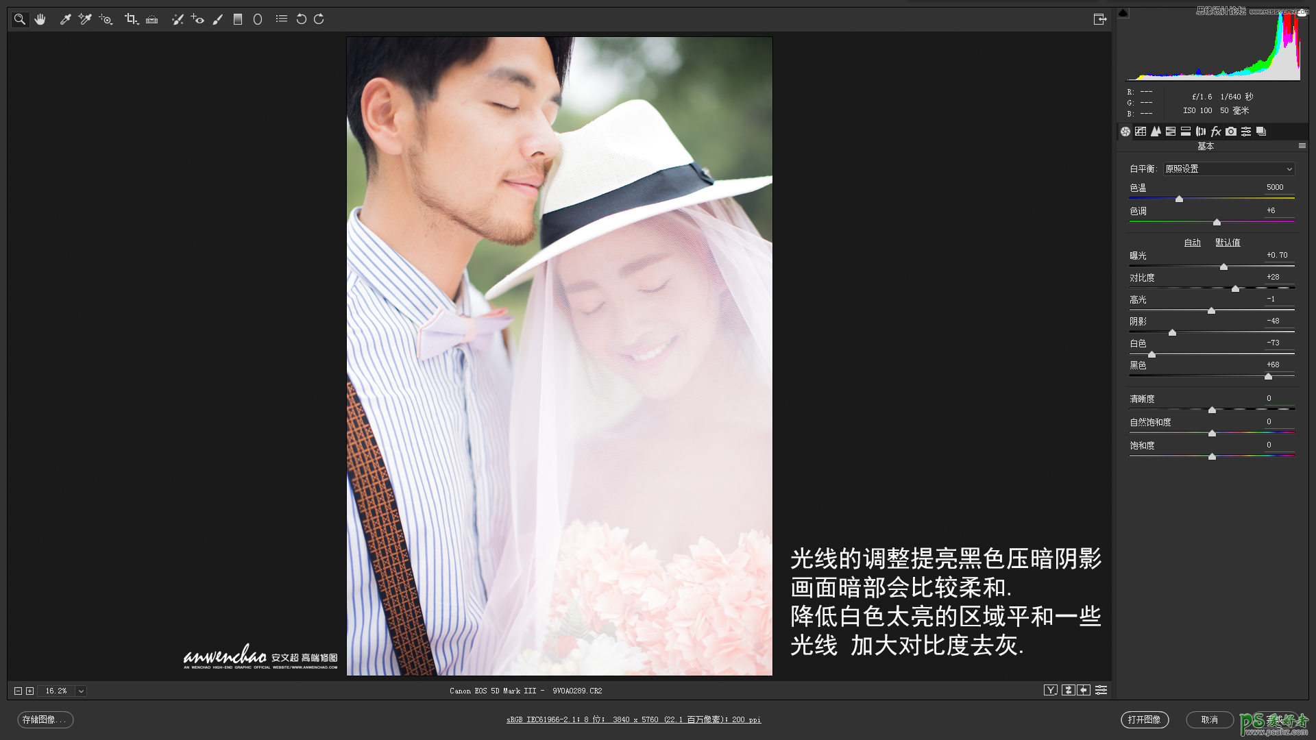 Photoshop给外景婚纱摄影照片调出甜美的暖色-唯美意境婚片效果