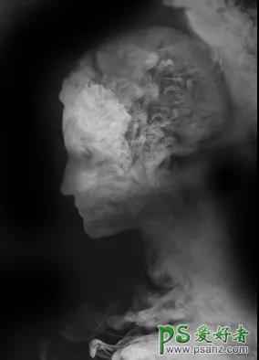PS人物合成实例：学习用溶图技术给美女头像合成出神秘的烟雾效果