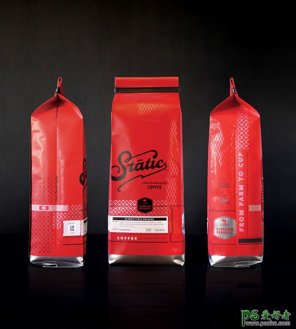 美国专业设计团队Farm Design大气的咖啡品牌设计，咖啡包装设计