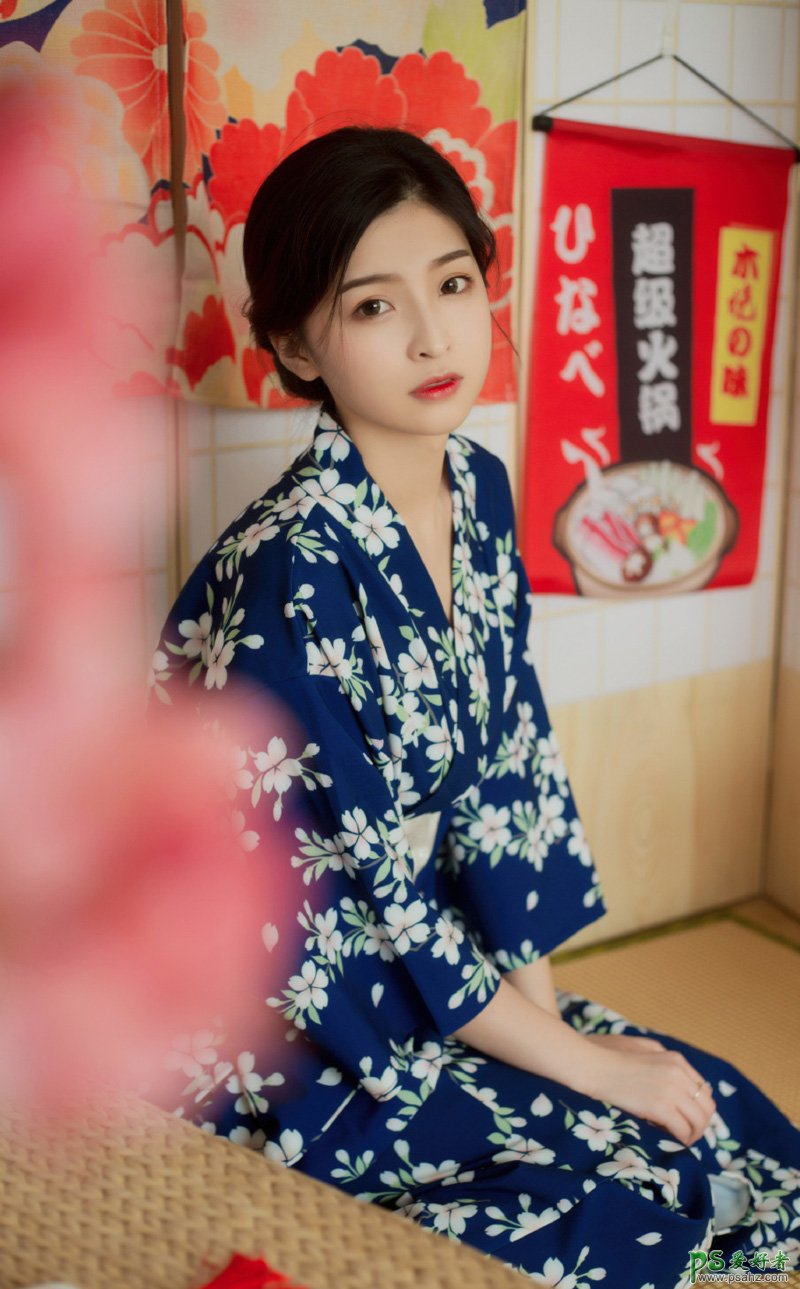 白嫩性感的日本和服美女唯美摄影写真照片，清新诱人和服美女写真