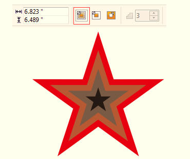 CorelDRAW画图技巧教程：学习如何勾画对象轮廓图，画五角星。