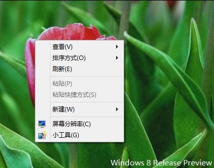 Win8右键菜单中没有个性化选项怎么办