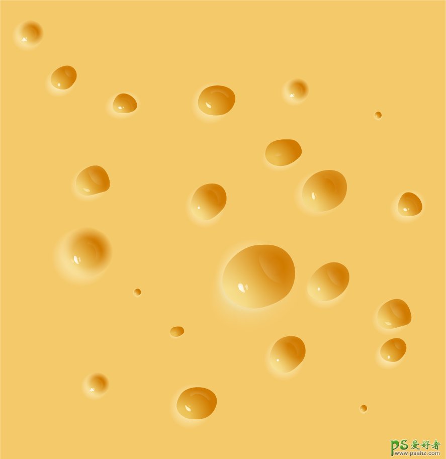 AI新手手绘教程：学习绘制漂亮逼真的写实主义的奶酪图案