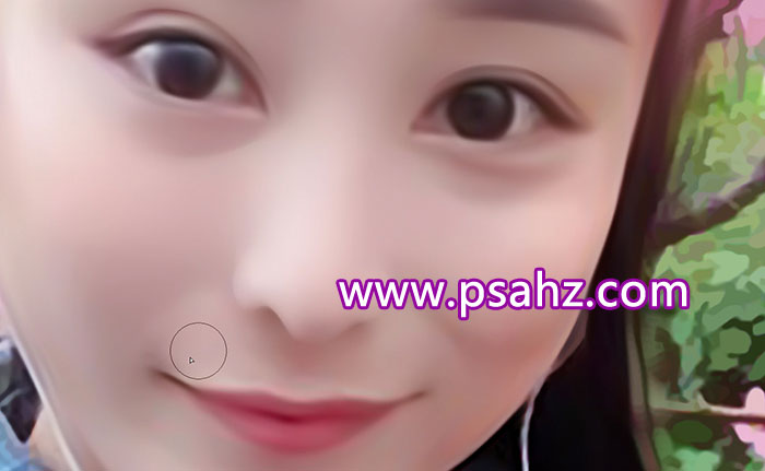 PS结合painter sai给清纯小妹伊人艺术照制作成唯美手绘风格