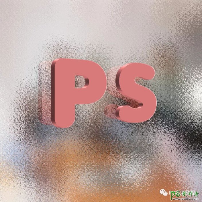 Photoshop制作办公室玻璃墙上的立体LOGO文字,立体标志字效。