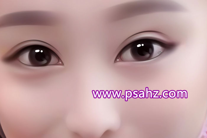 PS结合painter sai给清纯小妹伊人艺术照制作成唯美手绘风格