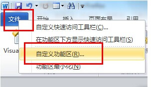 Word2010如何显示开发工具选项卡5