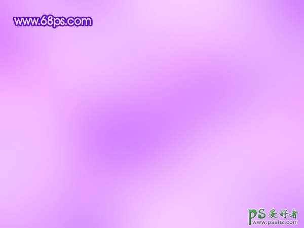 PS 绘制靓丽紫色花纹壁纸实例教程