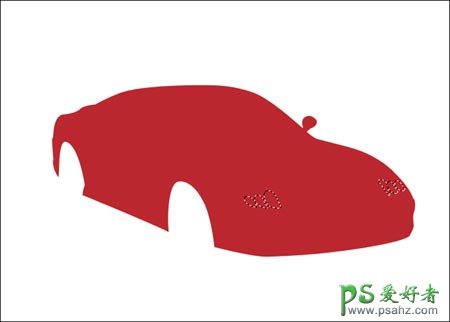 PS鼠绘教程：鼠绘名车法拉利，漂亮的红色法拉利，很逼真