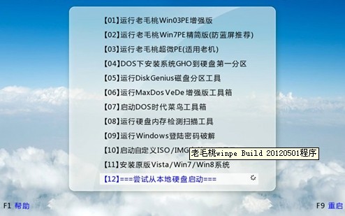 老毛桃winpe Build 20120501程序