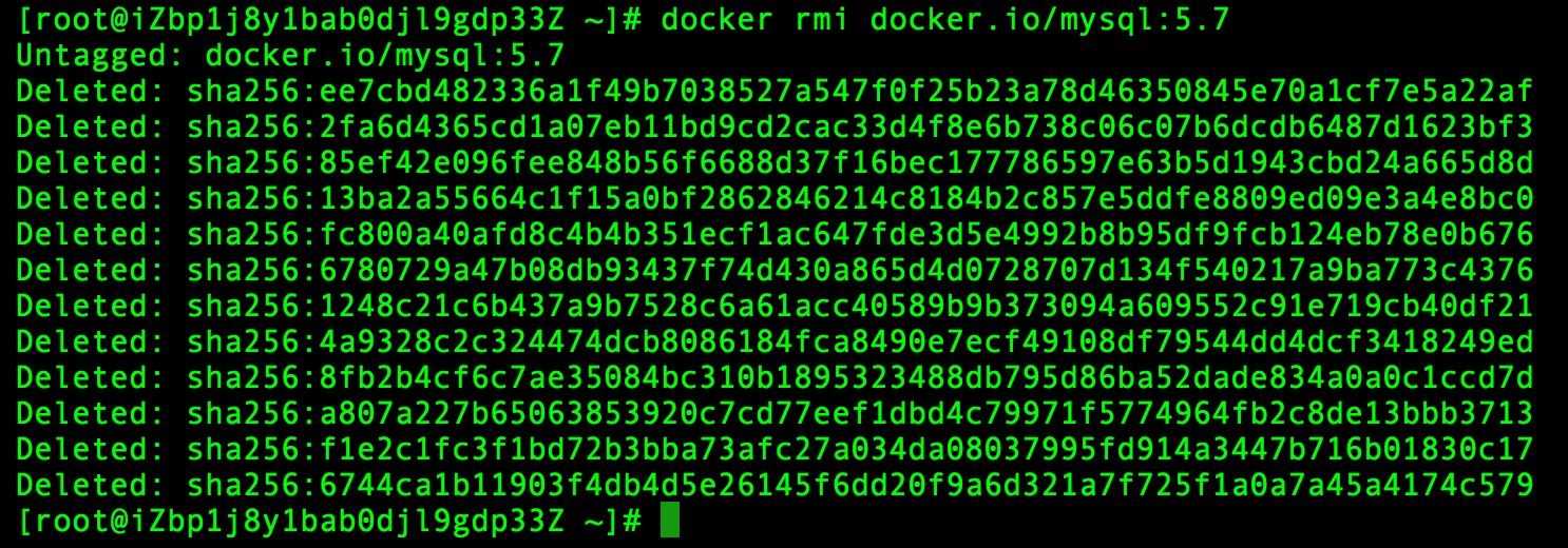 Docker 删除镜像