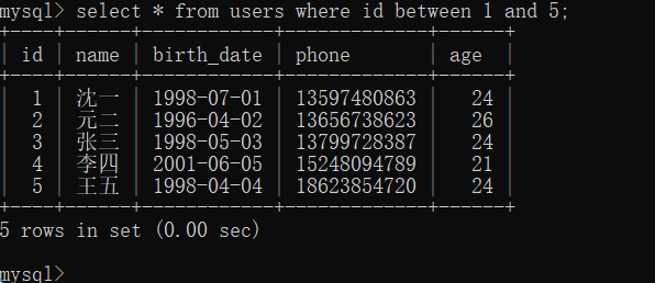 #yyds干货盘点# 06 MySQL条件查询数据_运算符_06