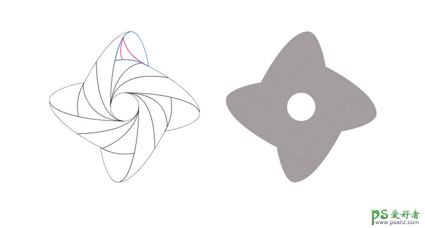 Illustrator企业LOGO制作教程：设计紫色立体风格的Yoga风图标。