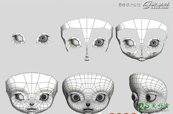 3ds Max卡通人物模型制作教程：打造有趣的立体摇滚机器人