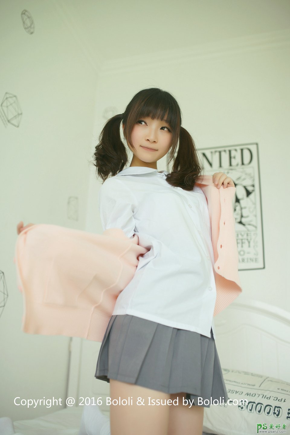 可爱日本少女学生装制服诱人写真，清纯可人的日本少女校服养眼私