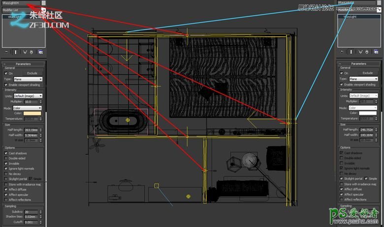 3dmax装修效果图制作教程：学习设计一个个性十足的卧室效果图