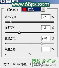 PS调色教程：给可爱的大眼妹妹艺术照调出柔美的粉青色