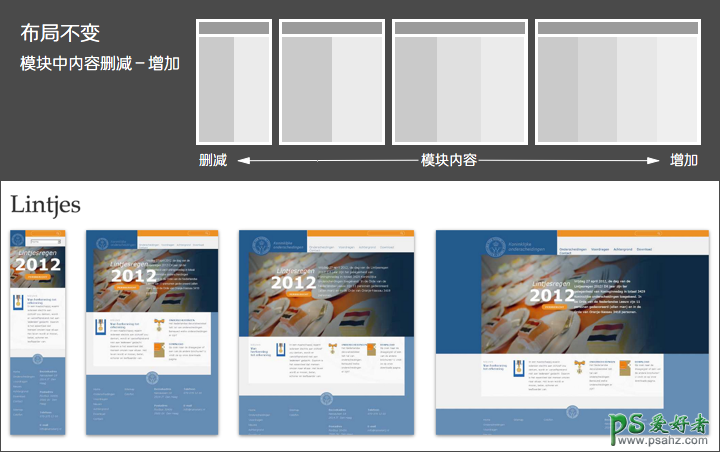 PS网页布局教程：和设计师学习如何搞定响应式网页的布局设计？