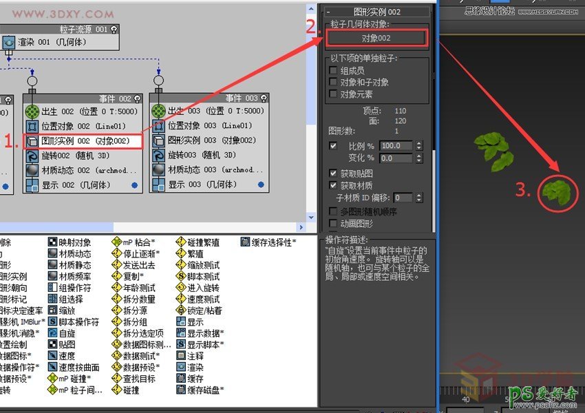 3ds MAX建模教程：巧用粒子流制作漂亮的草雕动物