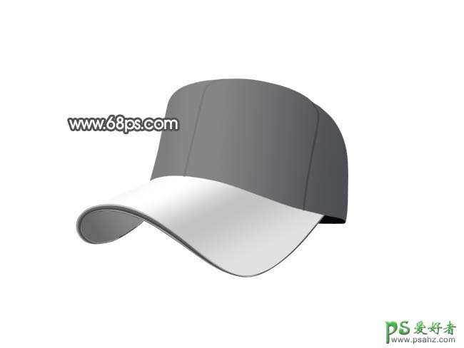 PS实例教程：帽子制作，制作一顶灰色的太阳帽