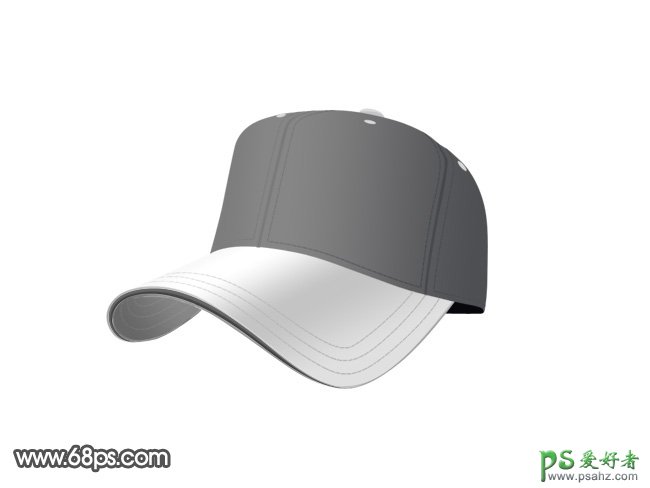 PS实例教程：帽子制作，制作一顶灰色的太阳帽